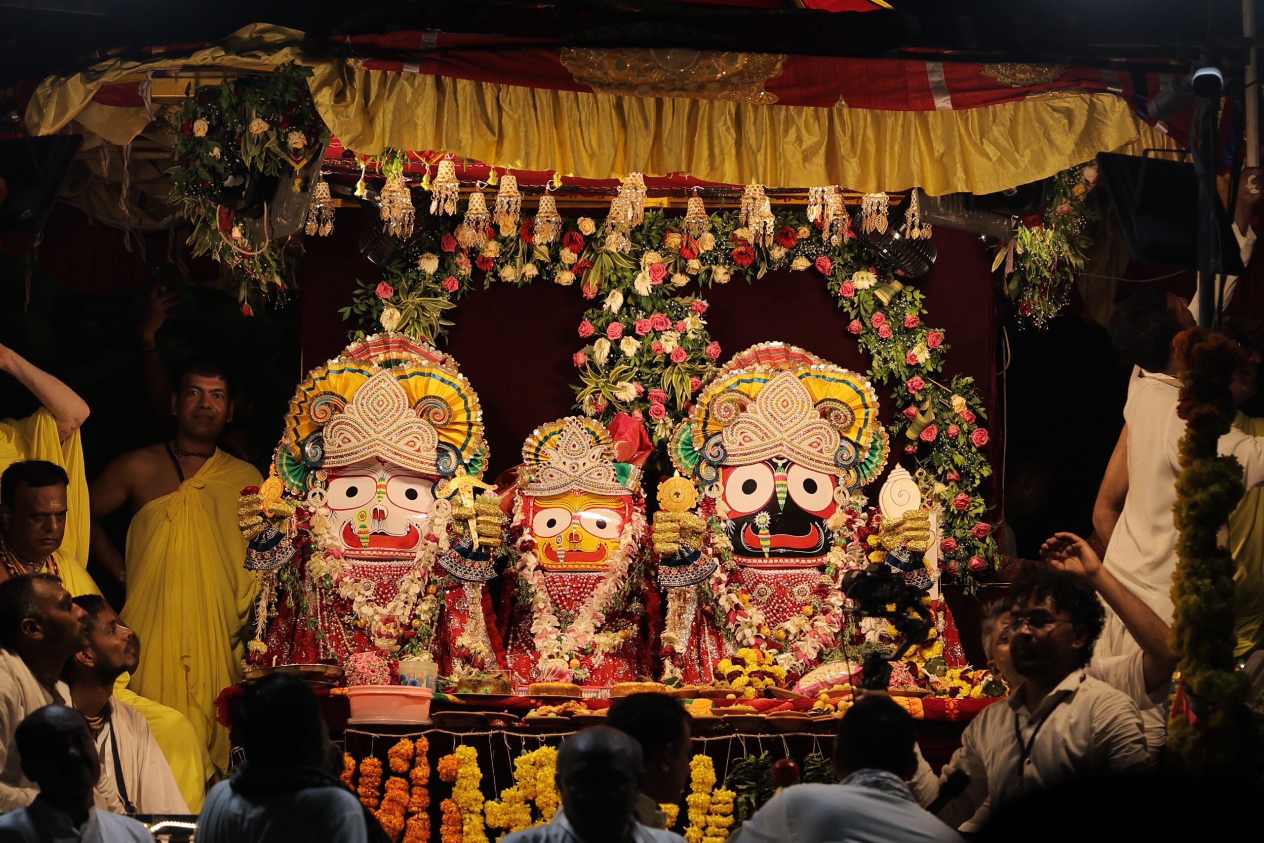 Jagannath temple decorated chariot detail